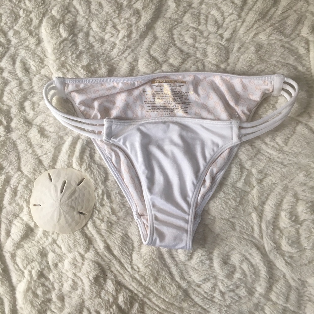 White VS bikini bottom